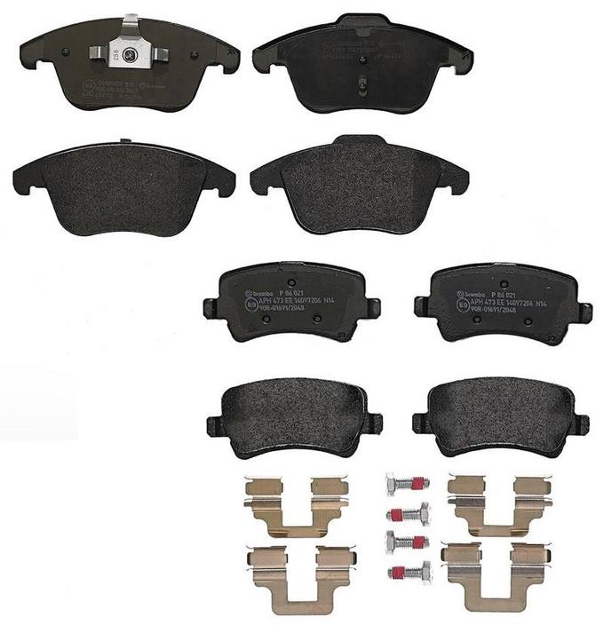 Brembo Brake Pads Kit -  Front and Rear (Low-Met)